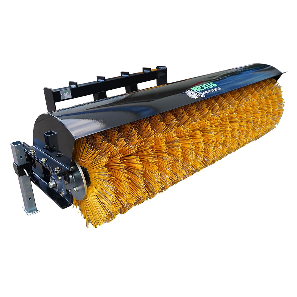 Generic 72" Skid Steer Hydraulic Rotary Angle Broom Sweeper Wire Brush