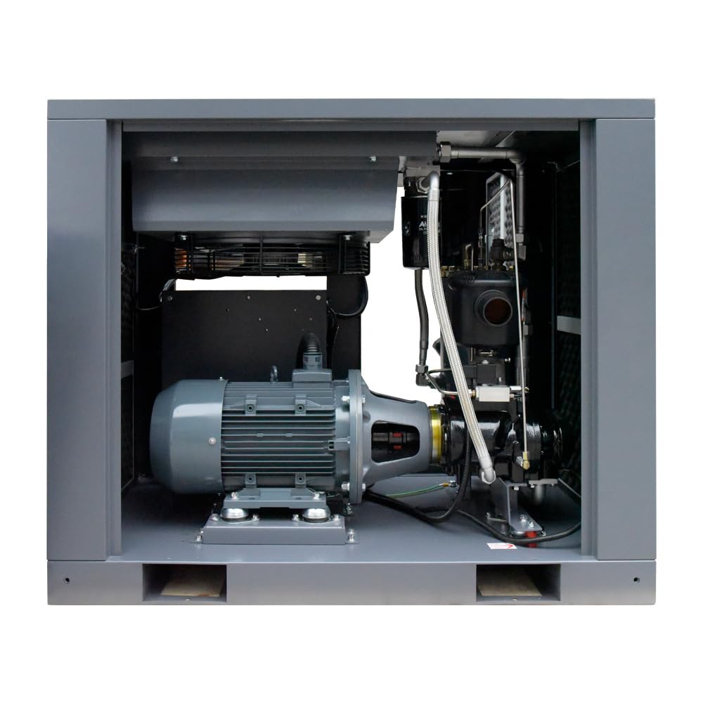 69CFM 20HP Industrial Rotary Screw Air Compressor 230V Automation Touch Screen Air Compressor 116PSI