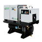 GYL-10A-230 34CFM 10HP Industrial Rotary Screw Air Compressor, 62 Gal Tank, Dryer, 230V